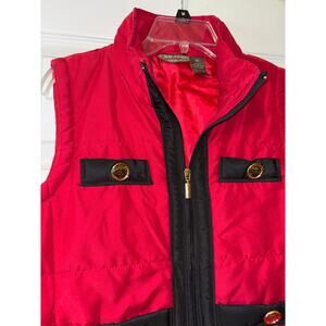 Jane Ashley XL red puffer vest excellent condition